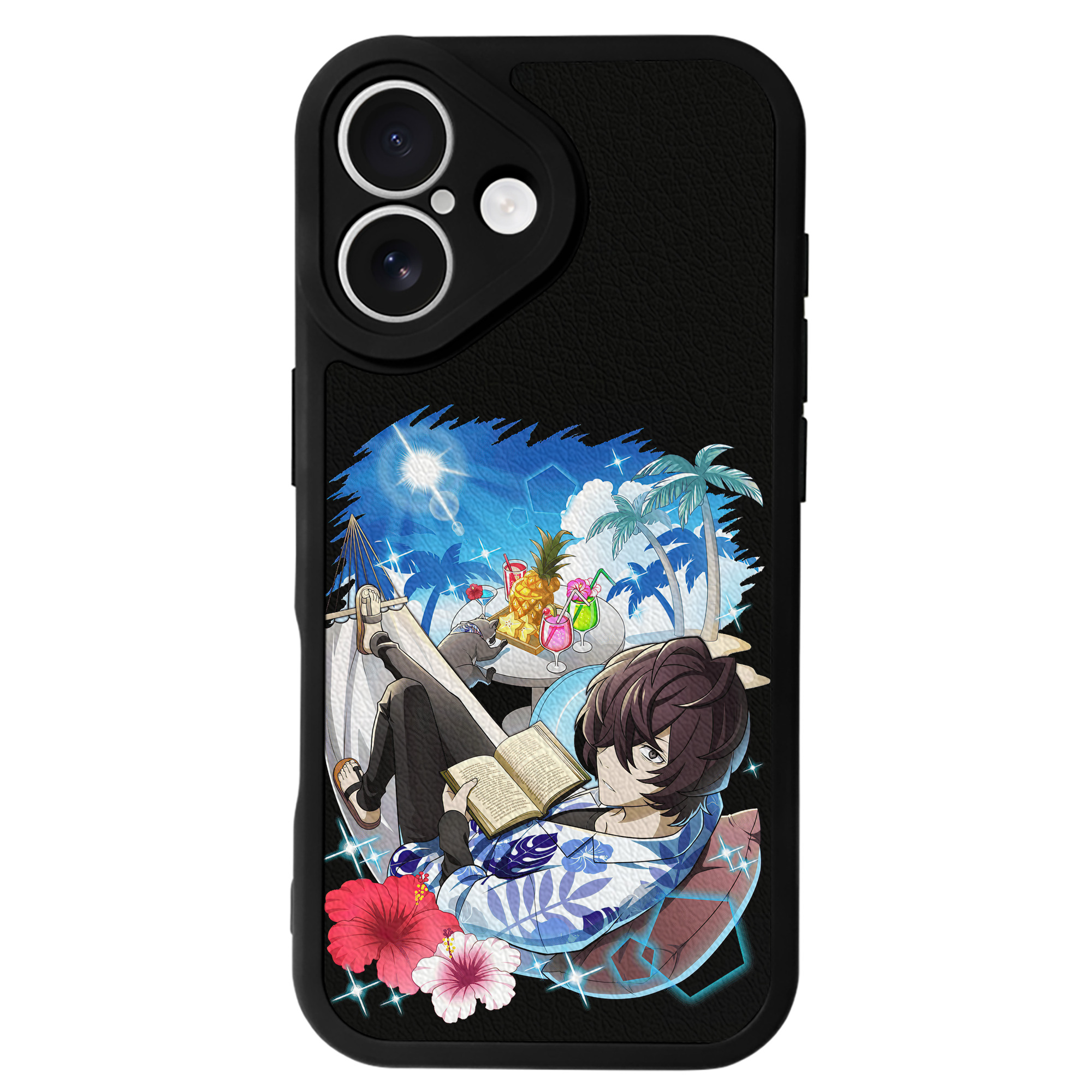 （画像用） 文豪ストレイドッグス Bungo Stray Dogs 【iPhone 16シリーズ対応】シリコンスマホケース（レザー調） 材質：シリコン